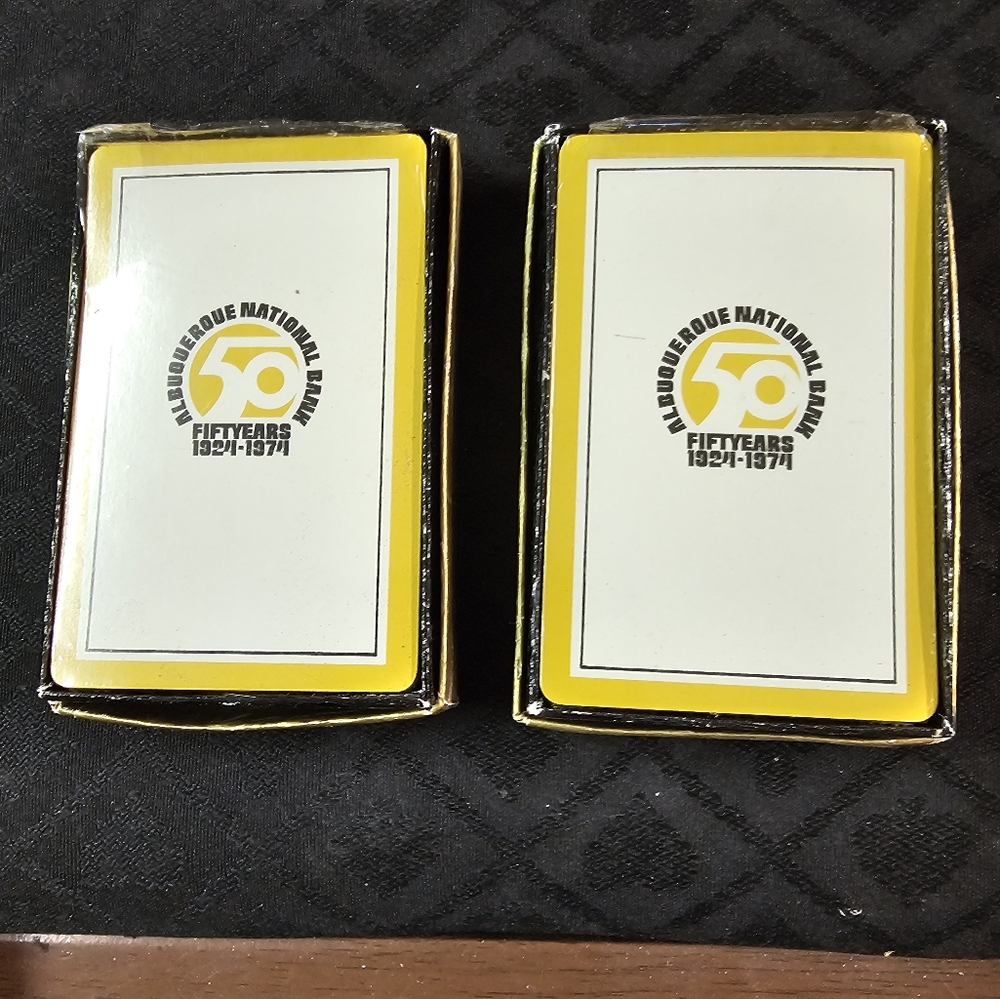 Albuquerque National Bank Playing Cards, unopened.